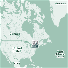 Pryor Metals Map